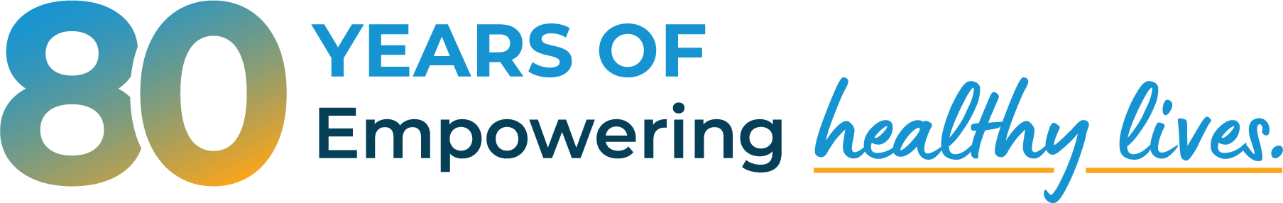 80 years of empowering health lives